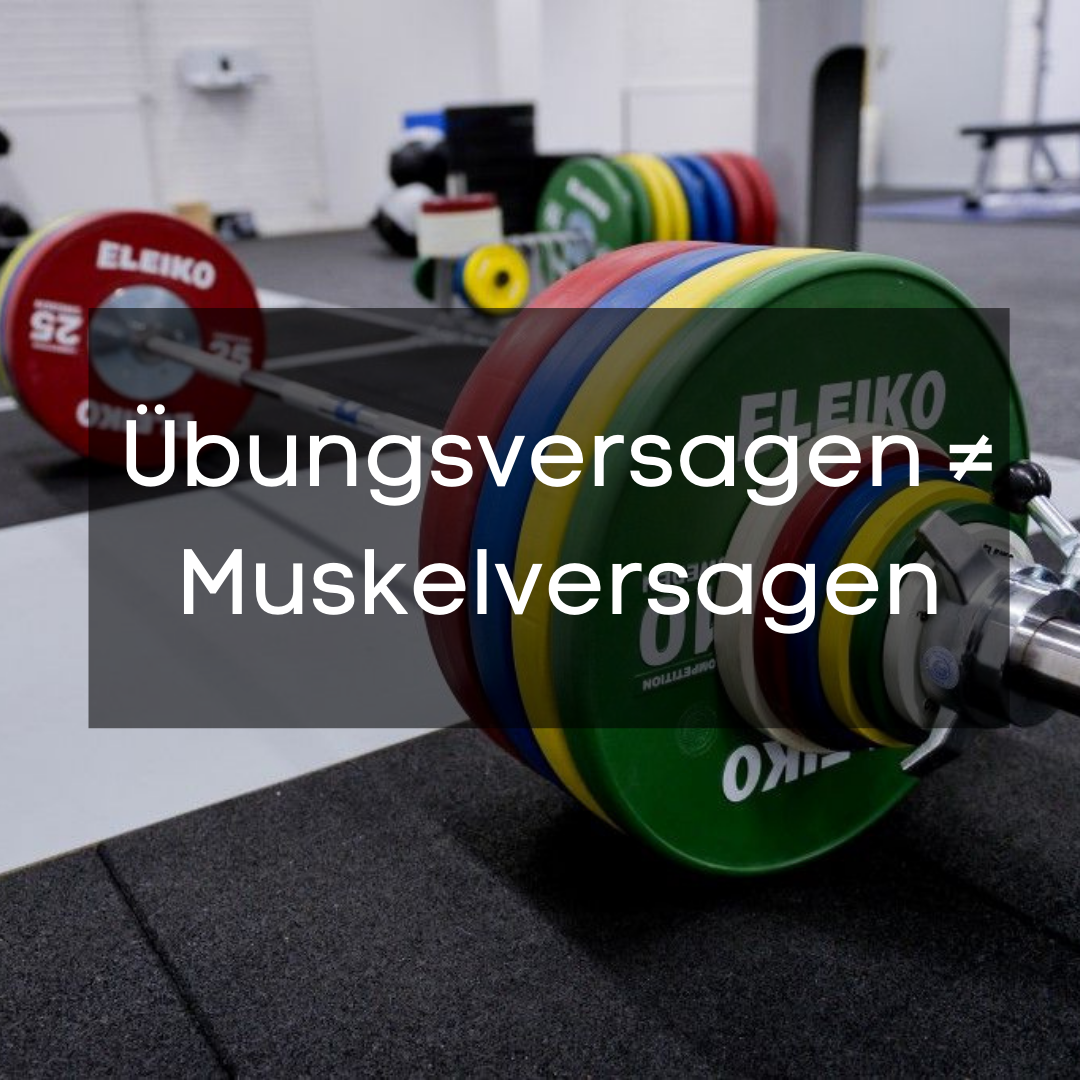 Read more about the article Übungsversagen ≠ Muskelversagen